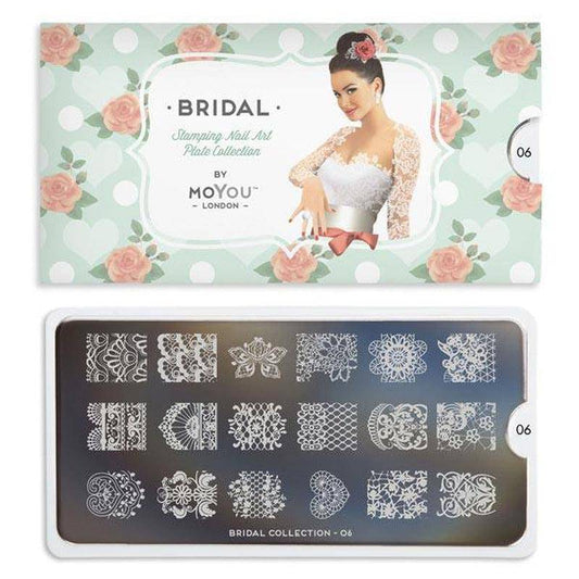 Bridal 06 ✦ Nail Stamping Plate - MoYou London