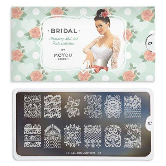 Bridal 07 ✦ Nail Stamping Plate - MoYou London