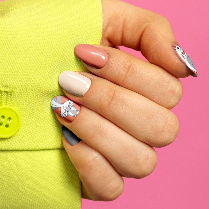 Gel Nail Strip ★ Bugs Bunny - MoYou London
