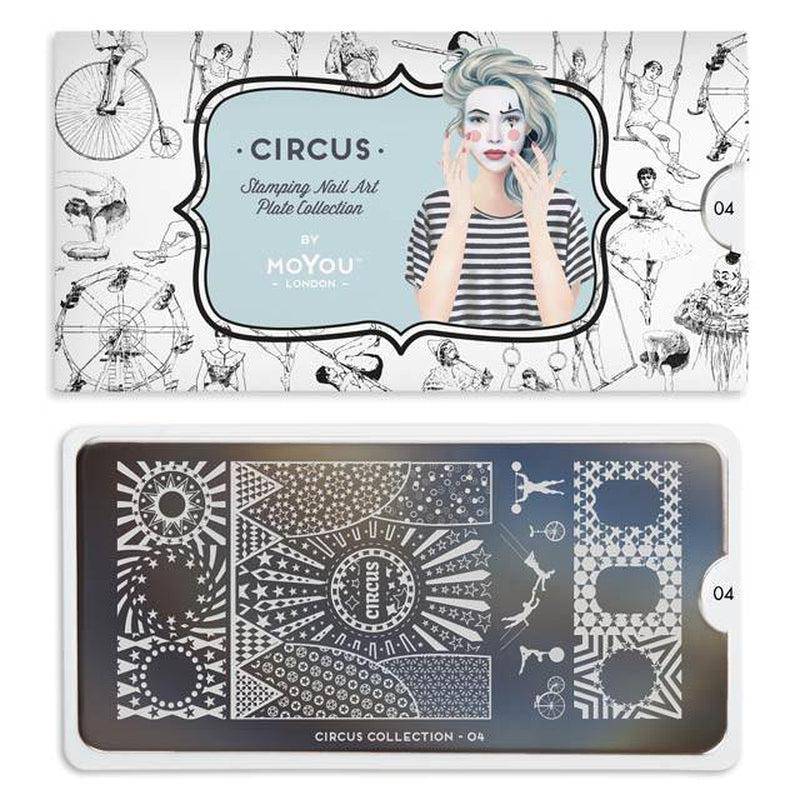 Circus 04 ✦ Nail Stamping Plate - MoYou London
