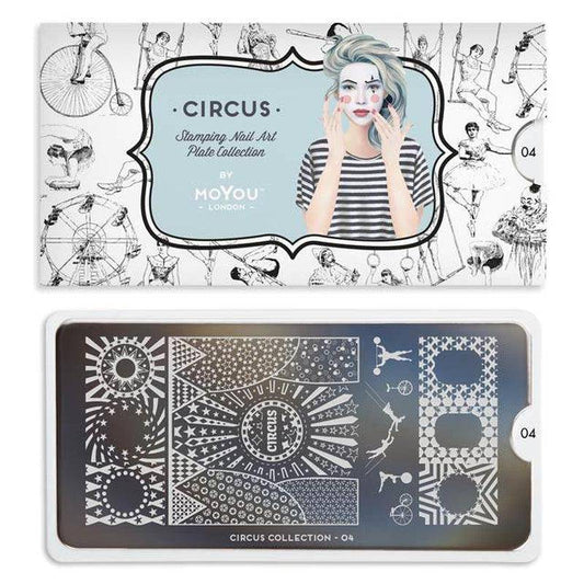 Circus 04 ✦ Nail Stamping Plate - MoYou London