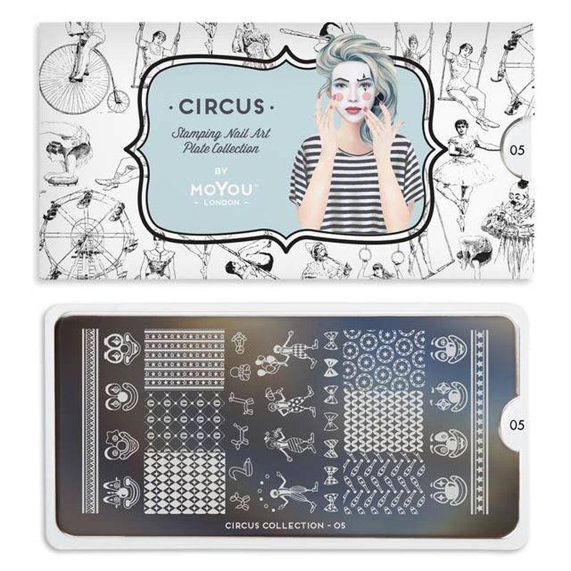 Circus 05 ✦ Nail Stamping Plate - MoYou London