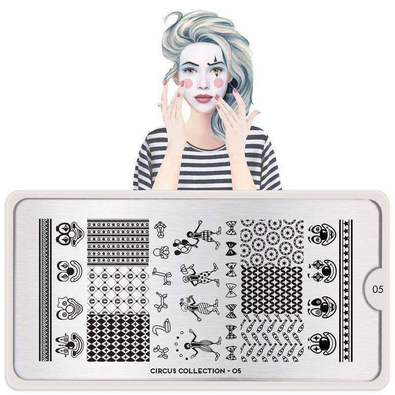 Circus 05 ✦ Nail Stamping Plate - MoYou London