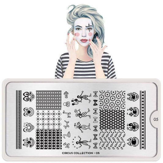 Circus 05 ✦ Nail Stamping Plate - MoYou London