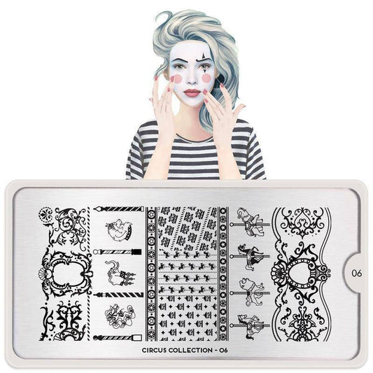 Circus 06 ✦ Nail Stamping Plate - MoYou London