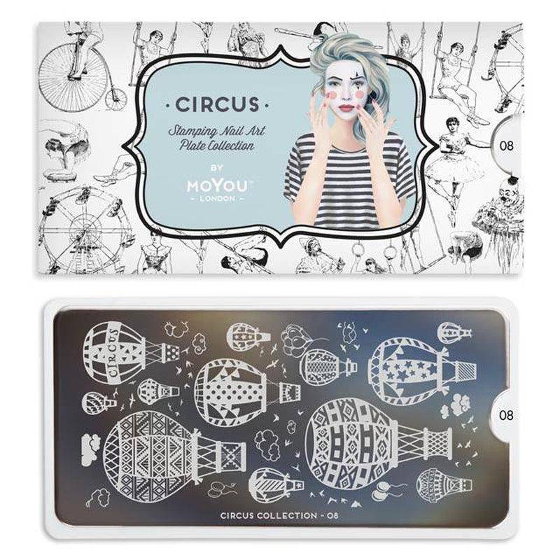 Circus 08 ✦ Nail Stamping Plate - MoYou London