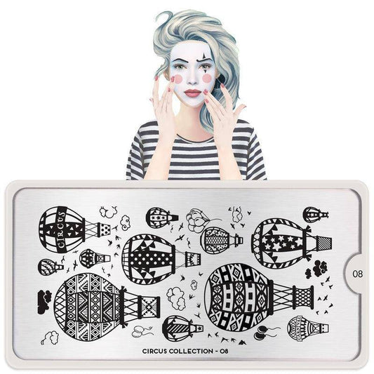 Circus 08 ✦ Nail Stamping Plate - MoYou London