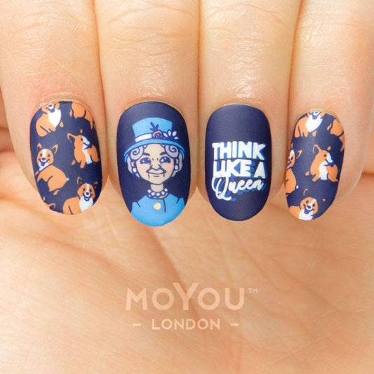 What the Plate 03 ✦ The Queen Nail Stamping Plate - MoYou London