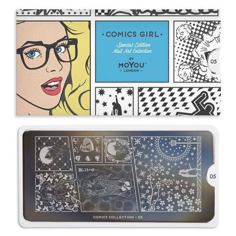 Comics 05 ✦ Nail Stamping Plate - MoYou London