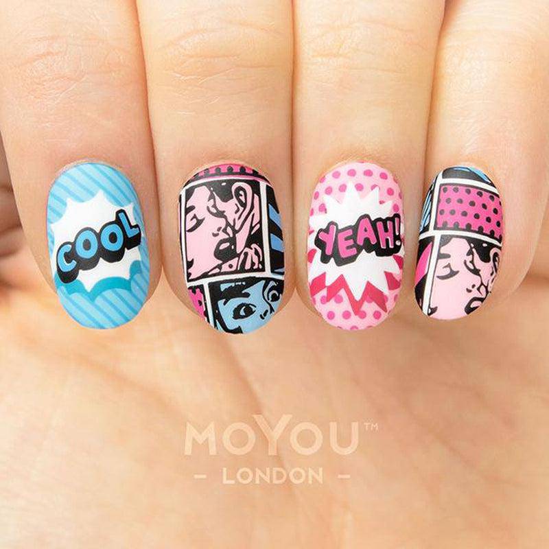 Comics 08 ✦ Nail Stamping Plate - MoYou London