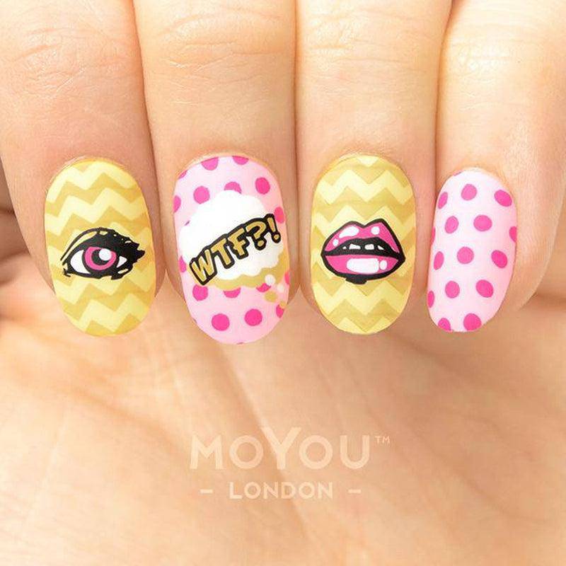 Comics 08 ✦ Nail Stamping Plate - MoYou London