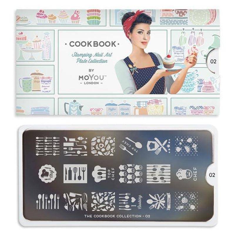 Cook Book 02 ✦ Nail Stamping Plate - MoYou London