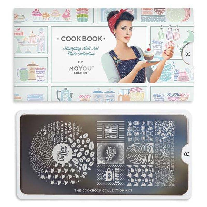 Cook Book 03 ✦ Nail Stamping Plate - MoYou London