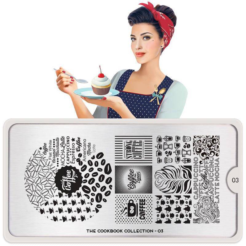 Cook Book 03 ✦ Nail Stamping Plate - MoYou London