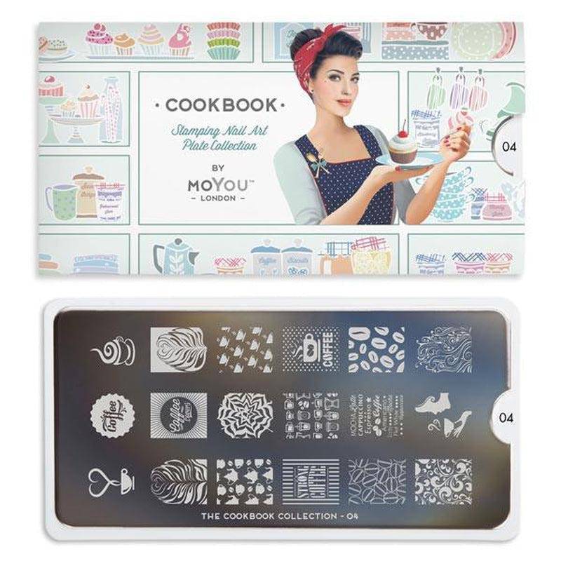 Cook Book 04 ✦ Nail Stamping Plate - MoYou London