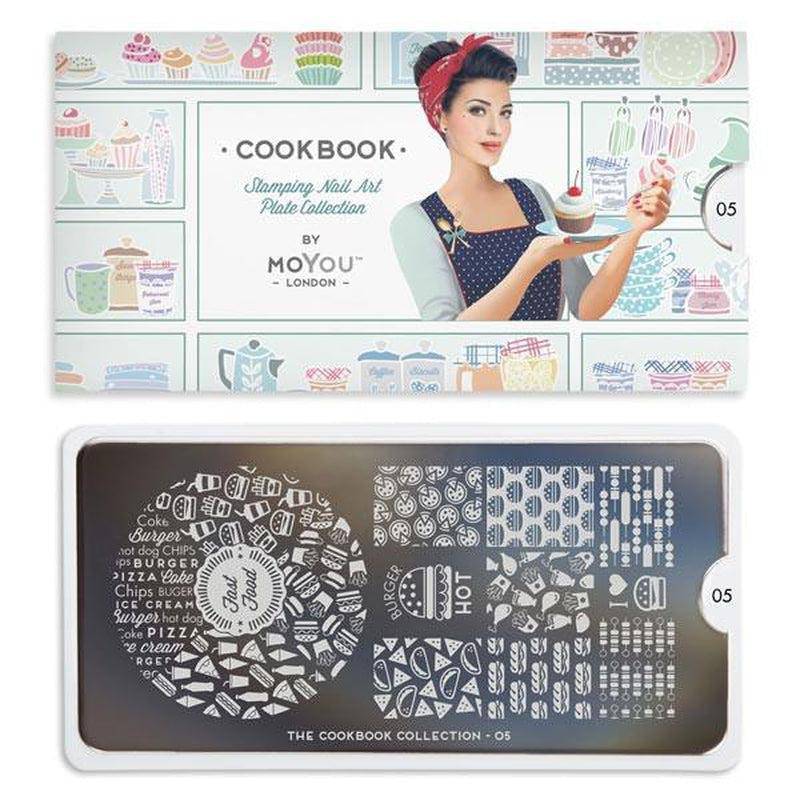 Cook Book 05 ✦ Nail Stamping Plate - MoYou London