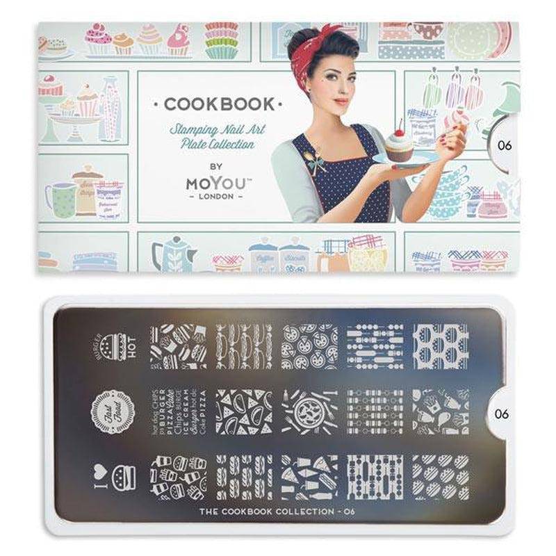 Cook Book 06 ✦ Nail Stamping Plate - MoYou London