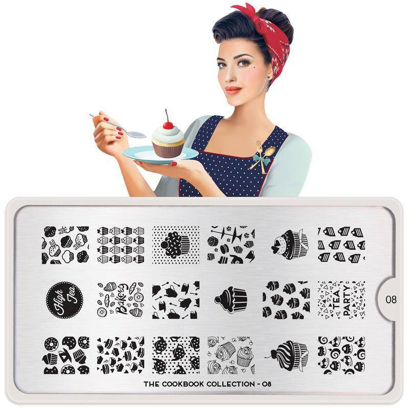 Cook Book 08 ✦ Nail Stamping Plate - MoYou London
