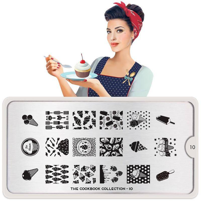 Cook Book 10 ✦ Nail Stamping Plate - MoYou London
