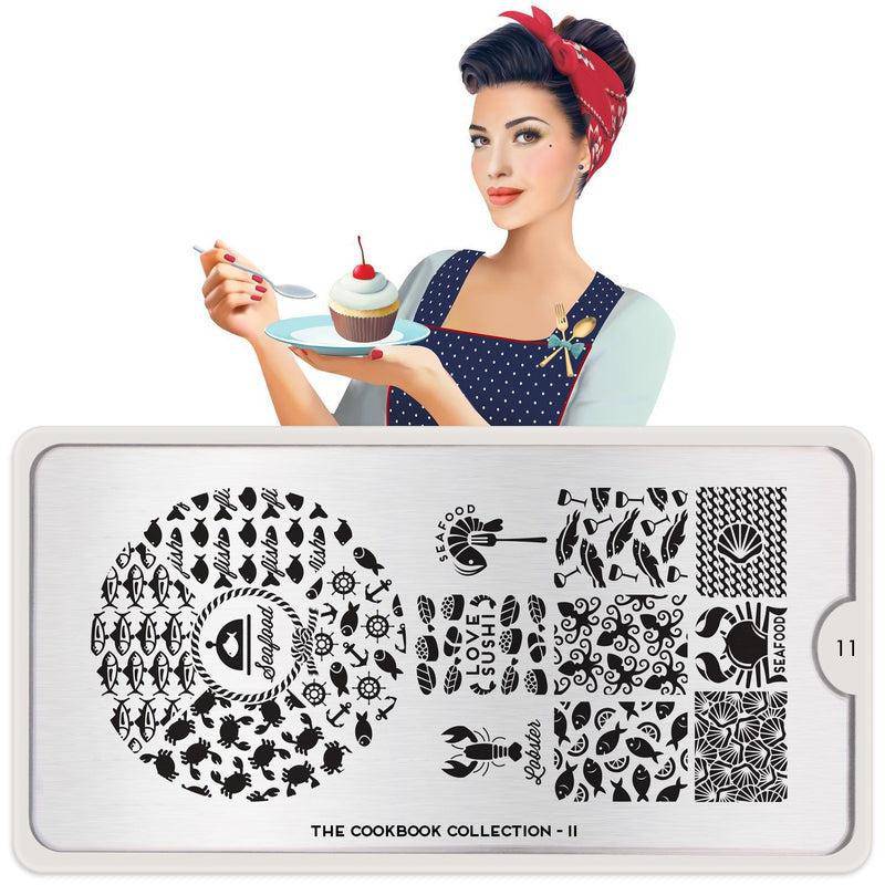 Cook Book 11 ✦ Nail Stamping Plate - MoYou London