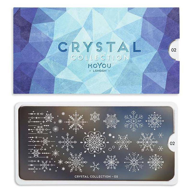 Crystal 02 ✦ Nail Stamping Plate - MoYou London