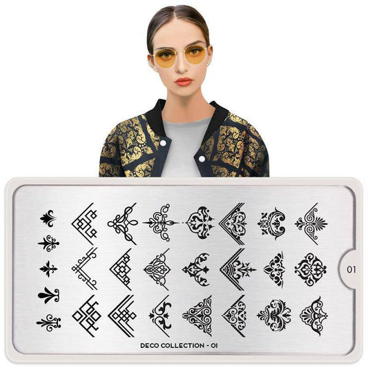 Deco 01 ✦ Nail Stamping Plate - MoYou London