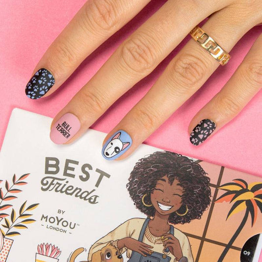 Best Friends 08 ✦ Nail Stamping Plate - MoYou London