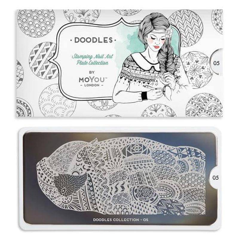 Doodles 05 ✦ Nail Stamping Plate - MoYou London