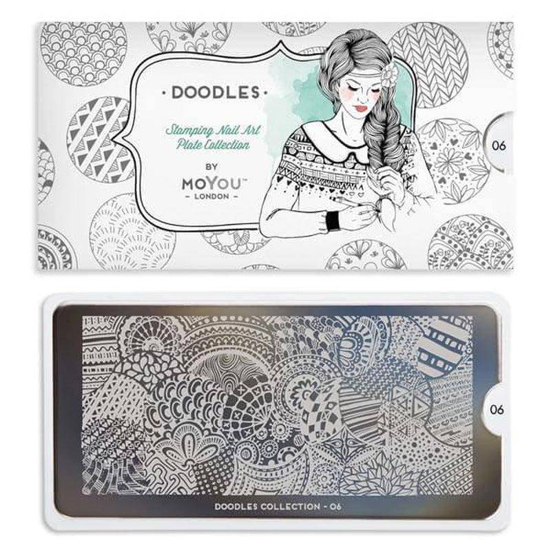 Doodles 06 ✦ Nail Stamping Plate - MoYou London