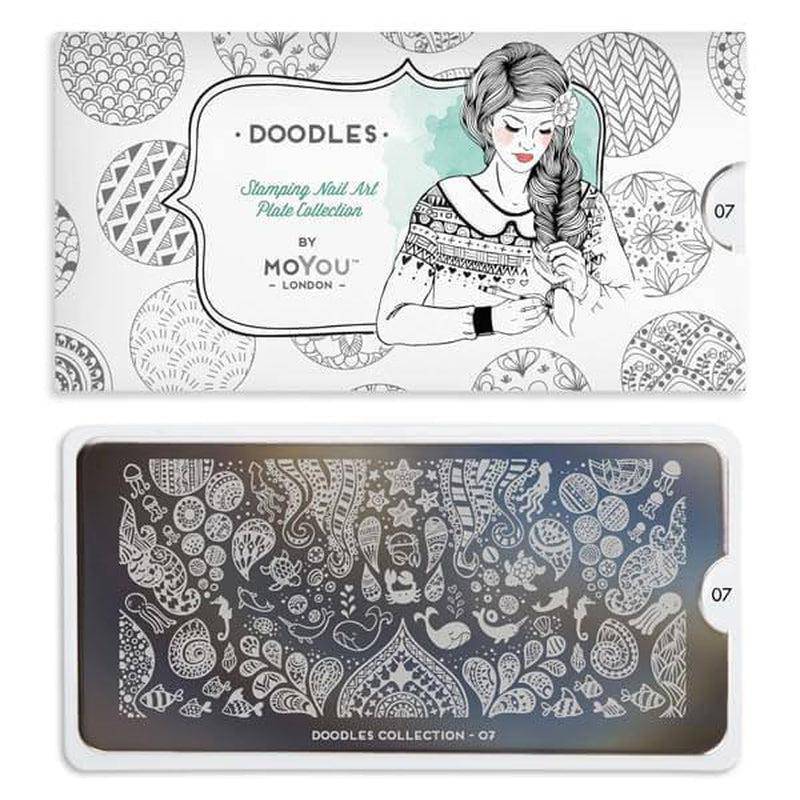 Doodles 07 ✦ Nail Stamping Plate - MoYou London