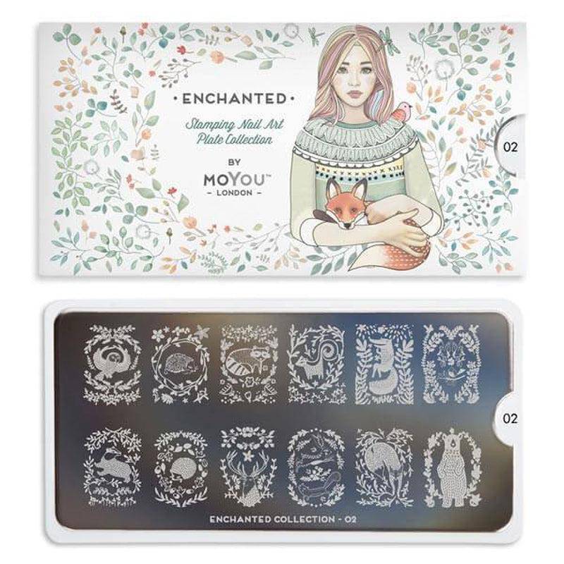 Enchanted 02 ✦ Nail Stamping Plate - MoYou London