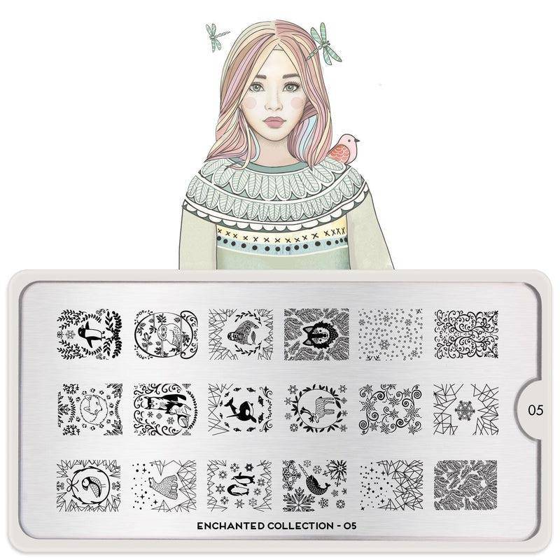 Enchanted 05 ⦠Nail Stamping Plate - MoYou London