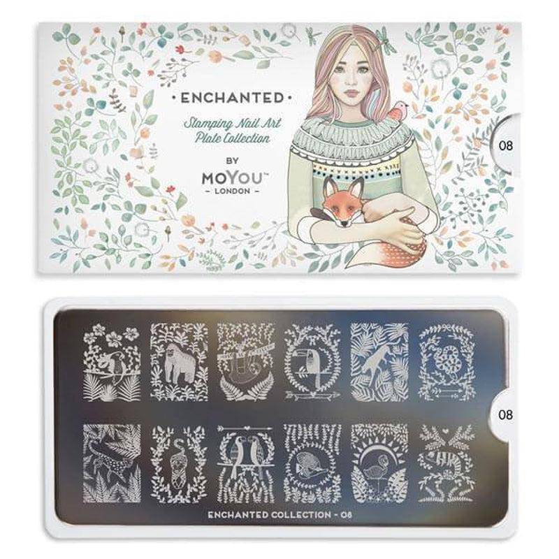 Enchanted 08 ✦ Nail Stamping Plate - MoYou London