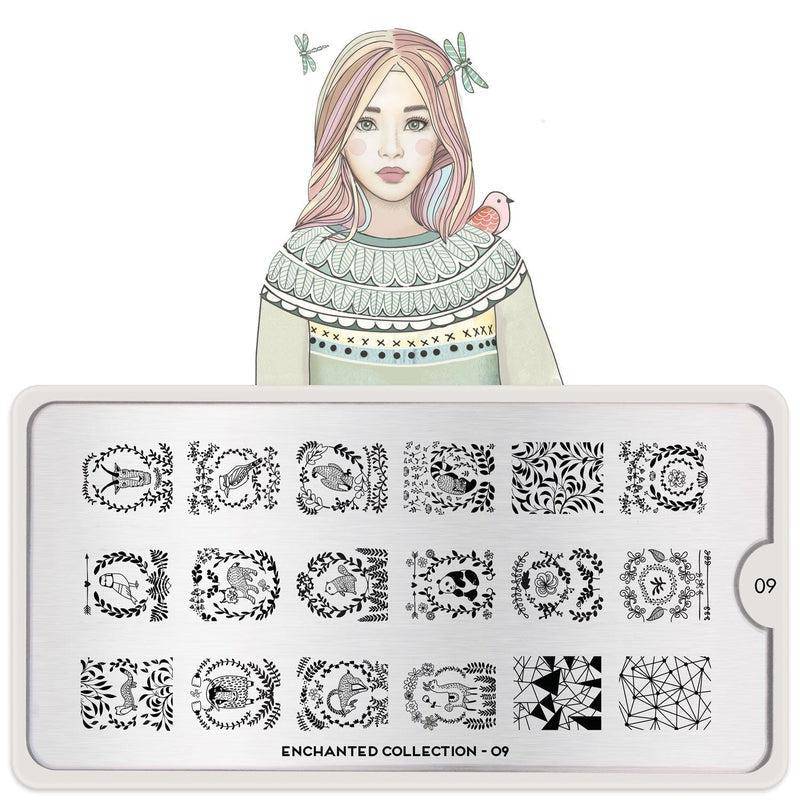 Enchanted 09 ✦ Nail Stamping Plate - MoYou London