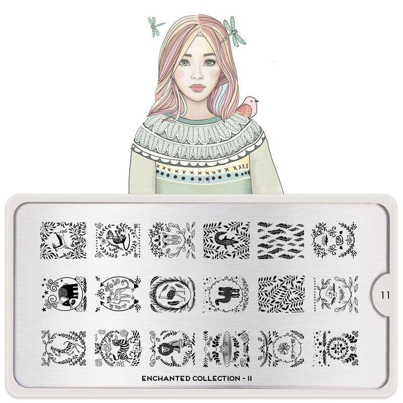 Enchanted 11 ✦ Nail Stamping Plate - MoYou London