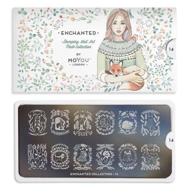 Enchanted 14 ✦ Nail Stamping Plate - MoYou London