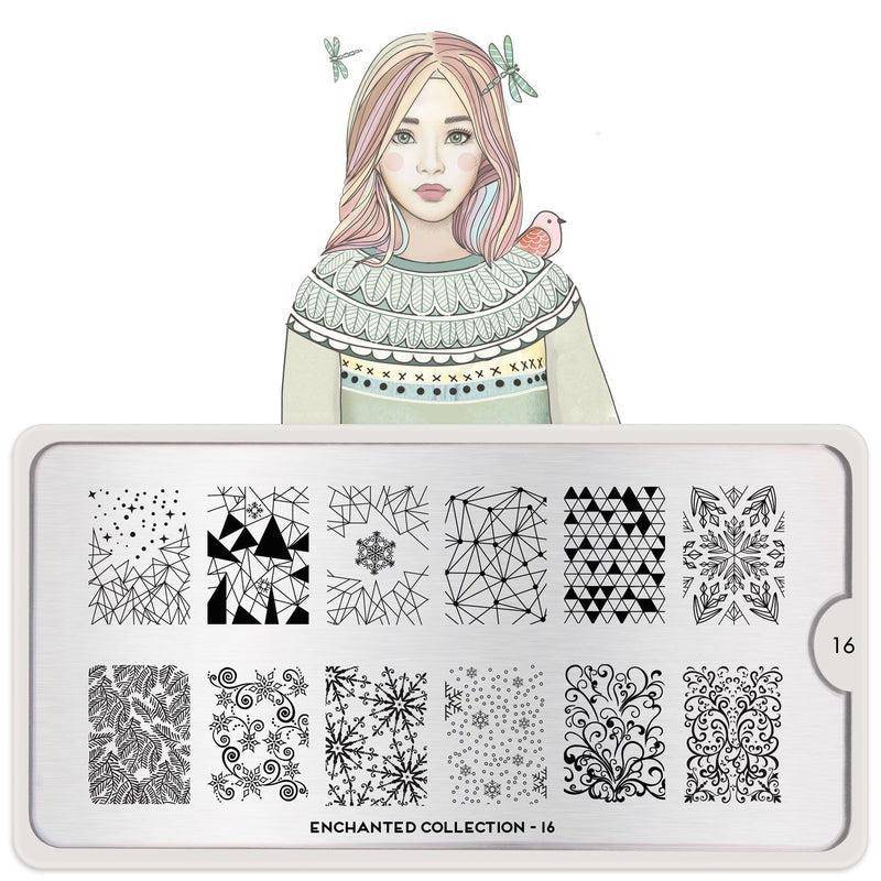 Enchanted 16 ✦ Nail Stamping Plate - MoYou London