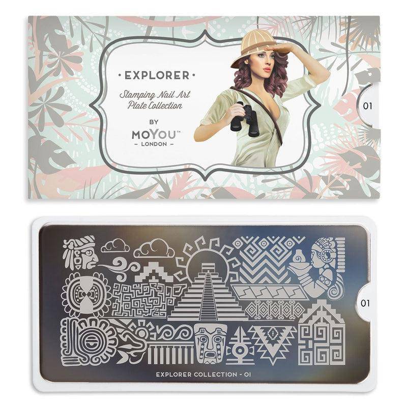 Explorer 01 ✦ Nail Stamping Plate - MoYou London