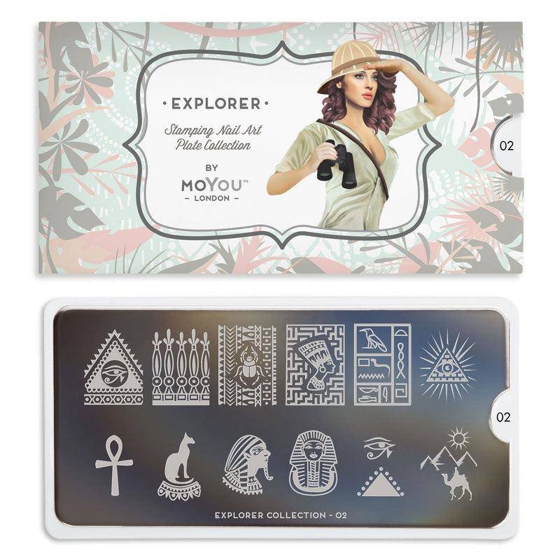 Explorer 02 ✦ Nail Stamping Plate - MoYou London