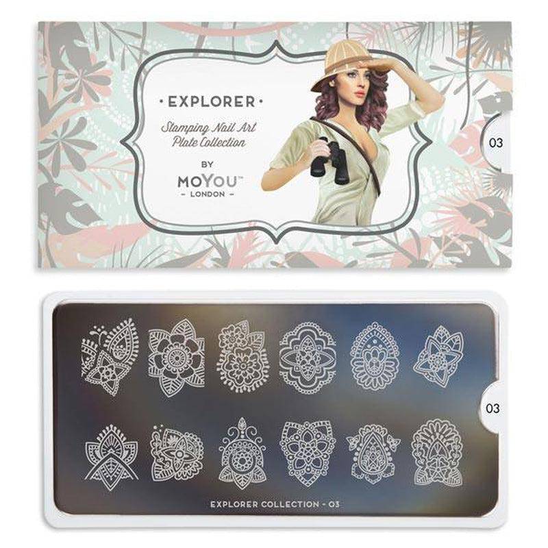 Explorer 03 ✦ Nail Stamping Plate - MoYou London