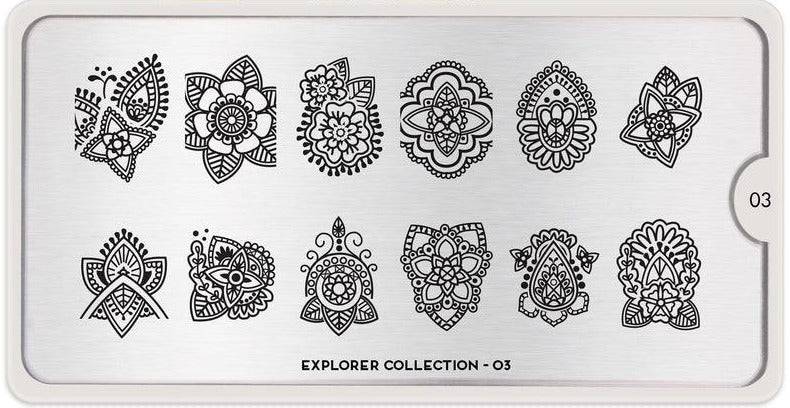 Explorer 03 ✦ Nail Stamping Plate - MoYou London