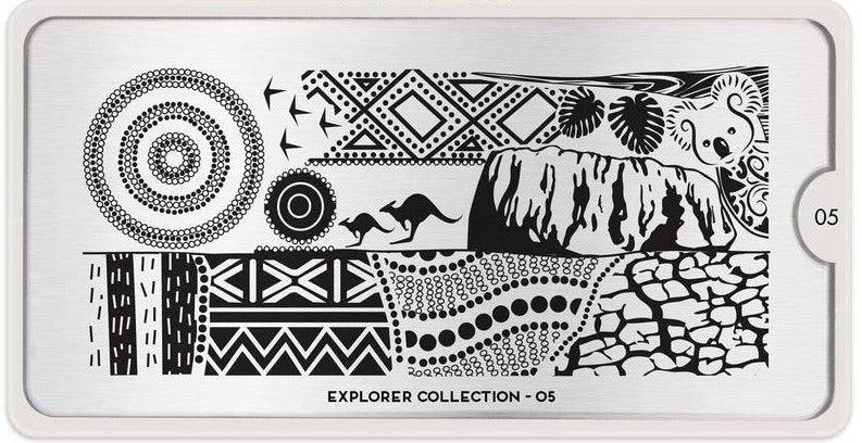 Explorer 05 ✦ Nail Stamping Plate - MoYou London