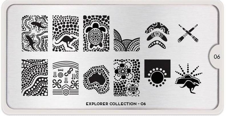 Explorer 06 ✦ Nail Stamping Plate - MoYou London