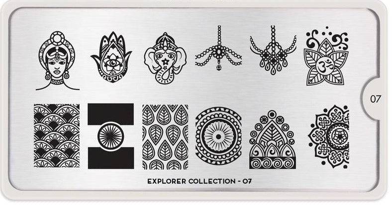 Explorer 07 ✦ Nail Stamping Plate - MoYou London