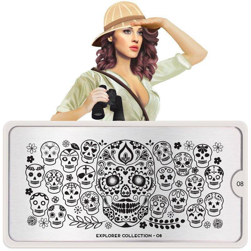 Explorer 08 ✦ Nail Stamping Plate - MoYou London