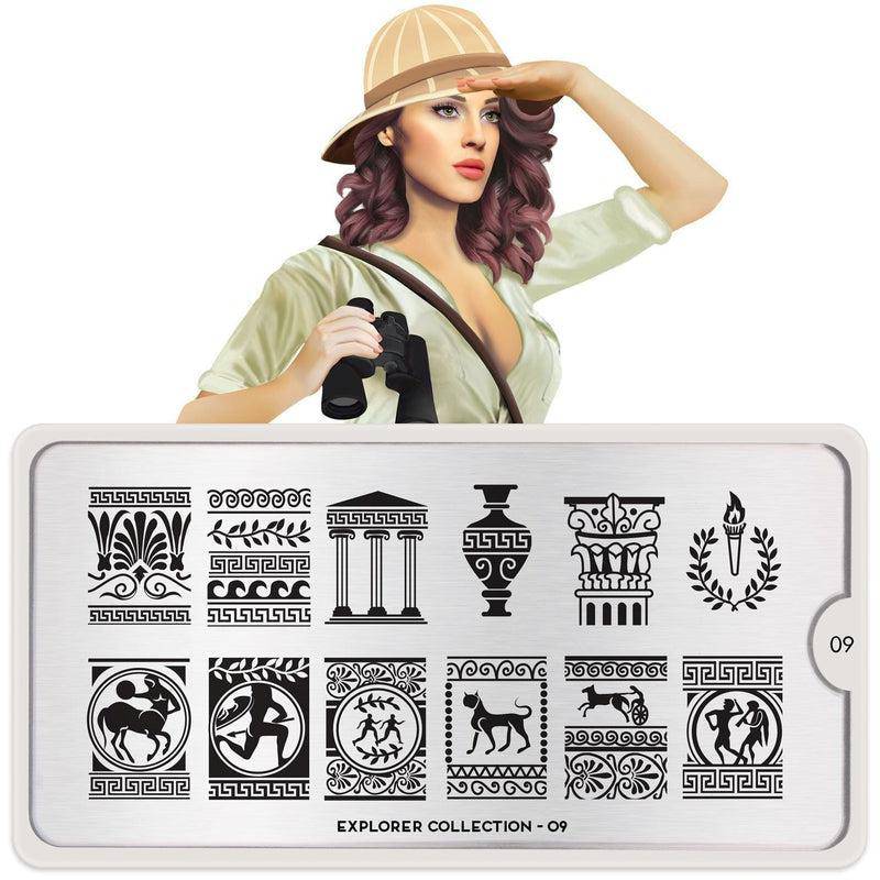 Explorer 09 ✦ Nail Stamping Plate - MoYou London