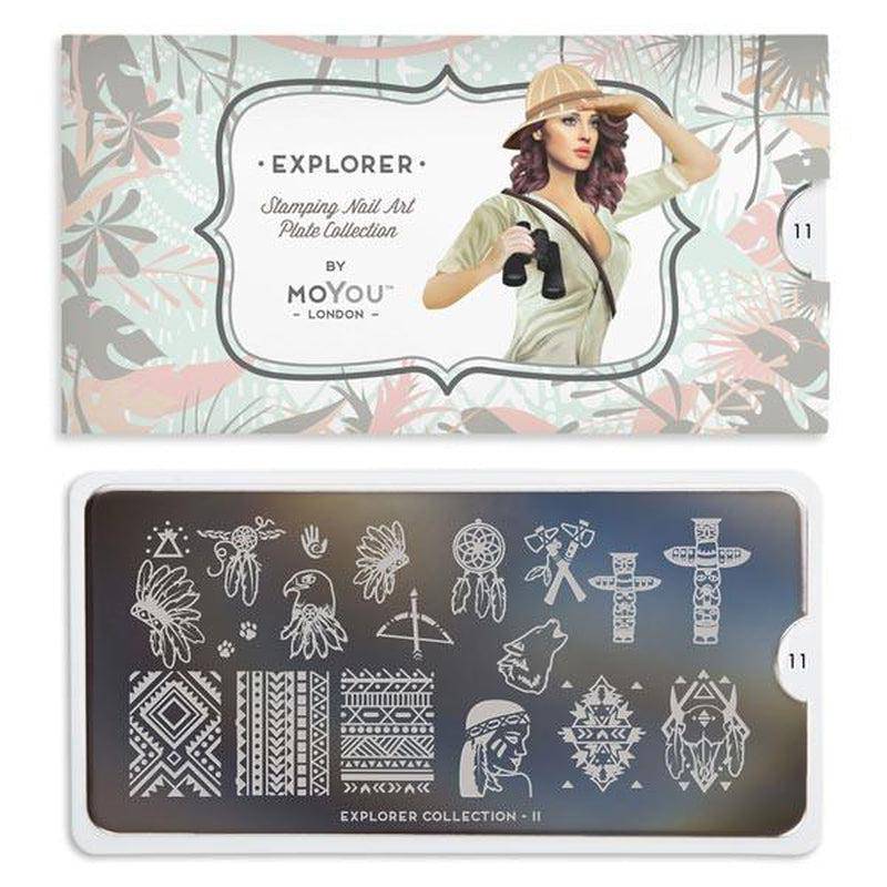 Explorer 11 ✦ Nail Stamping Plate - MoYou London