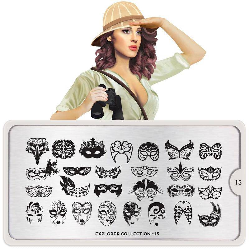 Explorer 13 ✦ Nail Stamping Plate - MoYou London