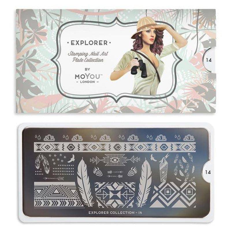 Explorer 14 ✦ Nail Stamping Plate - MoYou London