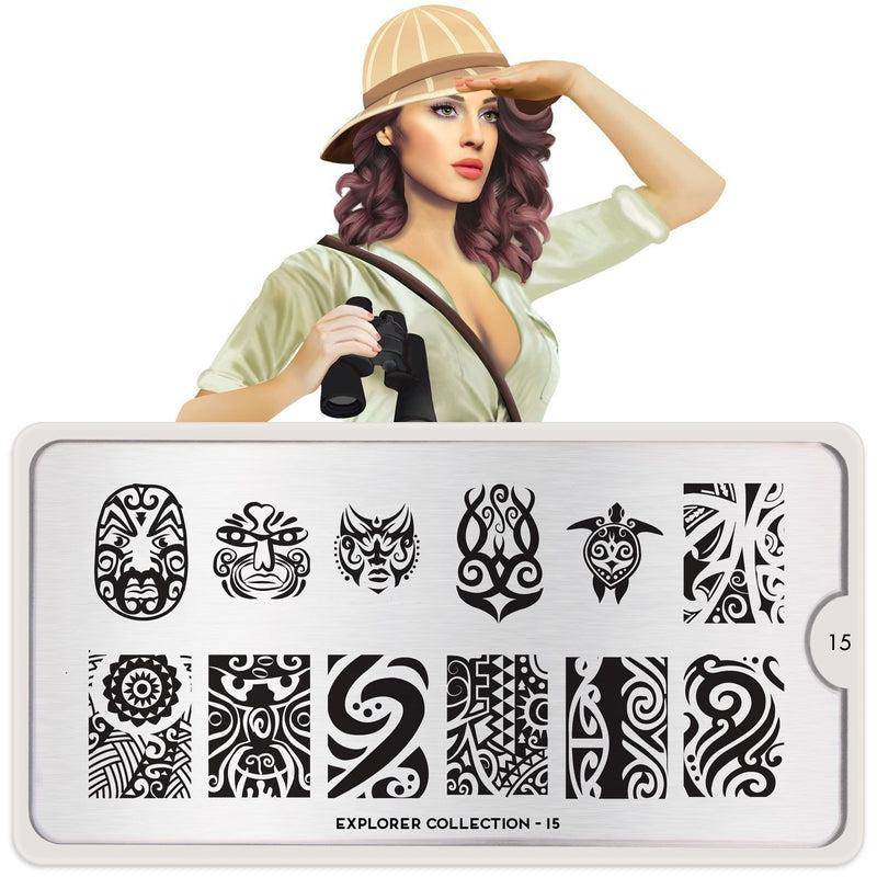 Explorer 15 ✦ Nail Stamping Plate - MoYou London
